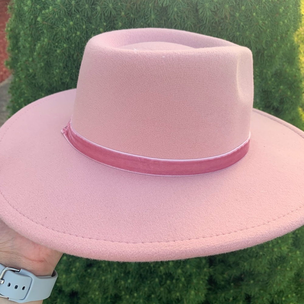 Baby Pink Fedora